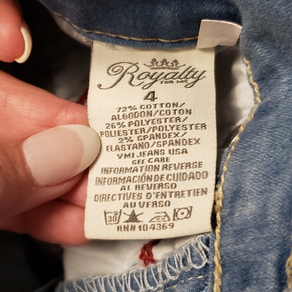 Royalty for Me Size 4 Jean Shorts - Picture 7 of 13